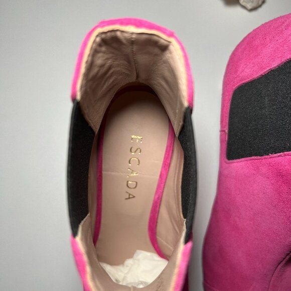 NIB Escada Women's Ankle Booties Pink Size 8.5 - Picture 5 of 8